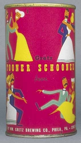 Gretz Tooner Schooner Beer Flat Top Can