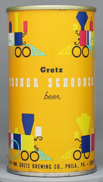 Gretz Tooner Schooner Beer Flat Top Can