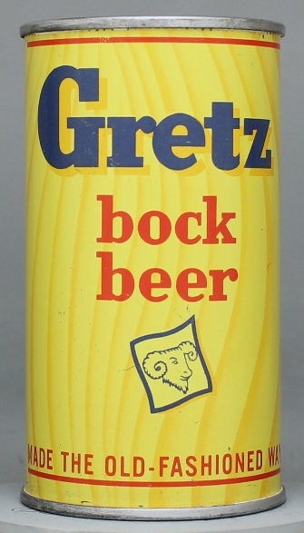 Gretz Bock Flat Top Can