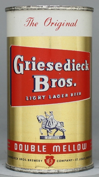 Griesedieck Double Mellow Beer Flat Top Can