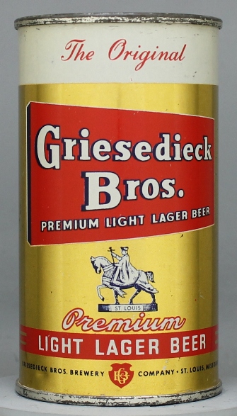 Griesedieck Bros. Beer Flat Top Can