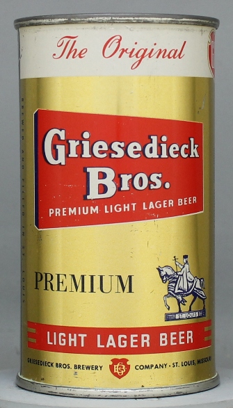 Griesedieck Bros. Premium Beer Flat Top Can