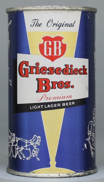 Griesedieck Bros. Beer Flat Top Can