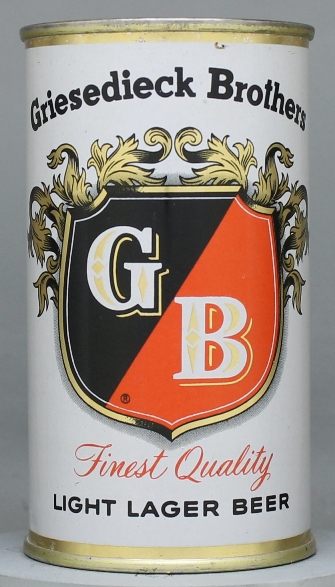 Gb Light Lager Beer Flat Top Can
