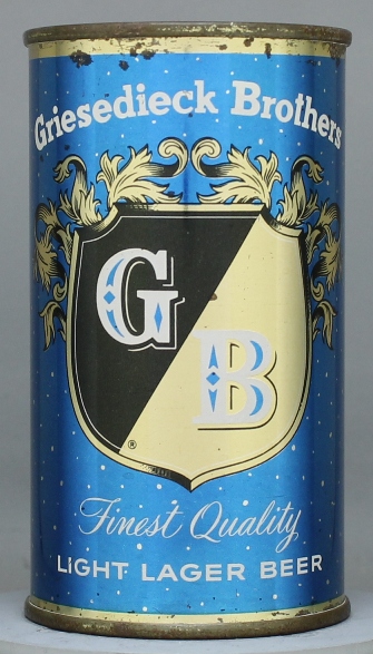Gb Light Lager Beer Flat Top Can