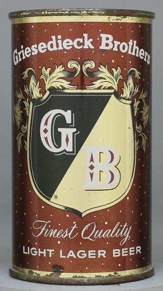 Gb Light Lager Beer Flat Top Can