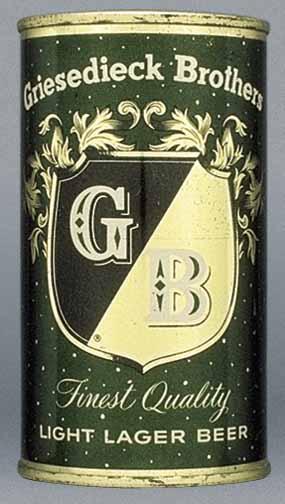 Gb Light Lager Beer Flat Top Can