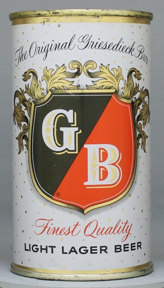 Gb Finest Quality Light Lager Beer Flat Top Can