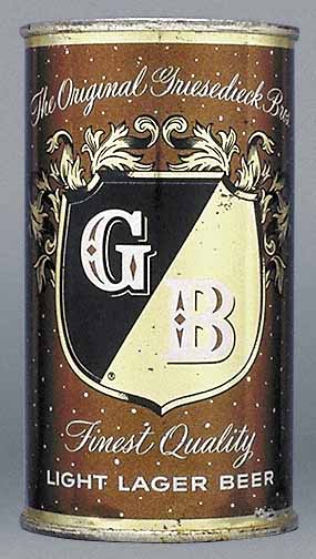Gb Light Lager Beer Flat Top Can