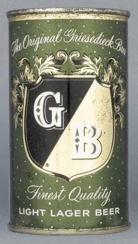 Gb Light Lager Beer Flat Top Can