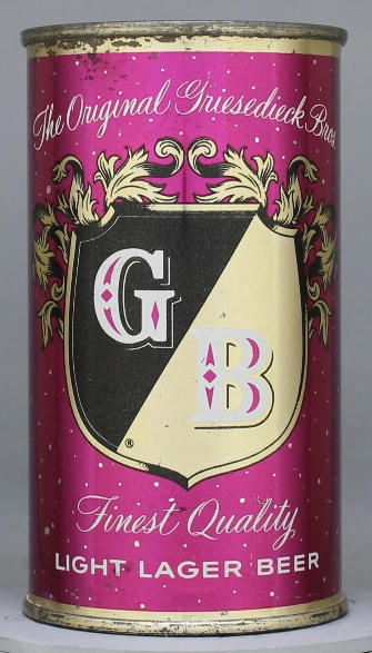 Gb Light Lager Beer Flat Top Can