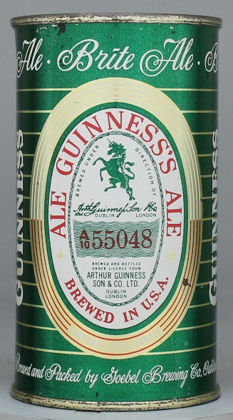 Guinness's Ale Flat Top Can