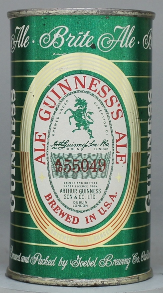 Guinness's Ale Flat Top Can