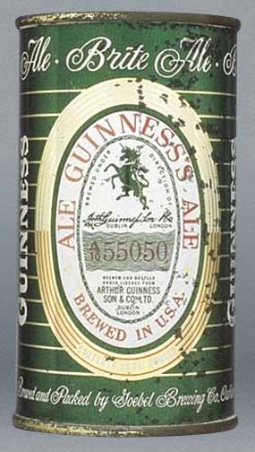 Guinness's Ale Flat Top Can