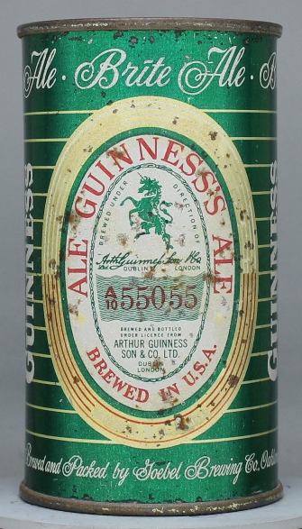 Guinness's Ale Flat Top Can