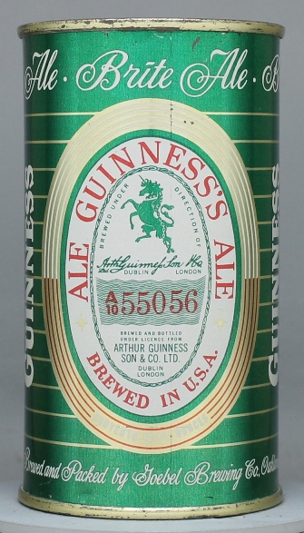 Guinness's Ale Flat Top Can