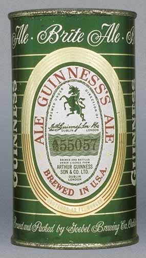 Guinness's Ale Flat Top Can