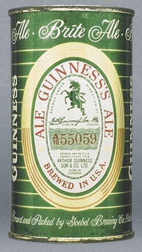 Guinness's Ale Flat Top Can