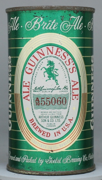 Guinness's Ale Flat Top Can