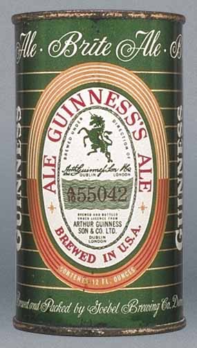 Guinness's Ale Flat Top Can