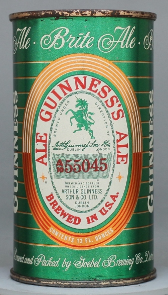 Guinness's Ale Flat Top Can