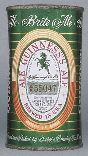 Guinness's Ale Flat Top Can