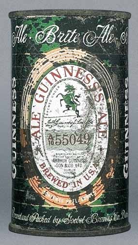 Guinness's Ale Flat Top Can