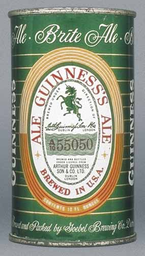 Guinness's Ale Flat Top Can