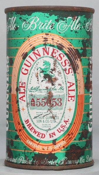 Guinness's Ale Flat Top Can