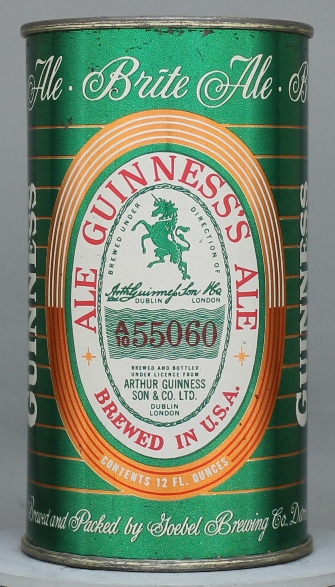 Guinness's Ale Flat Top Can