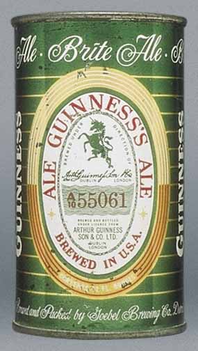 Guinness's Ale Flat Top Can