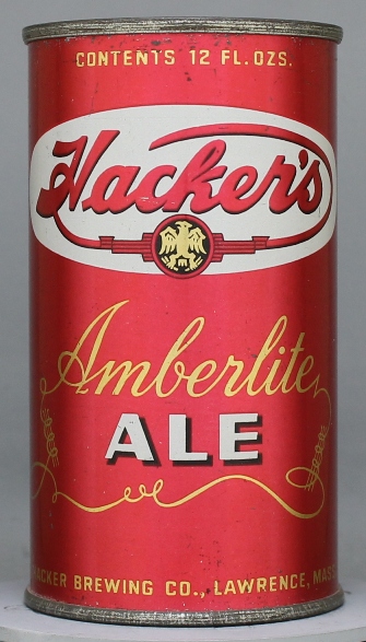 Hacker's Amberlite XXX Ale Flat Top Can