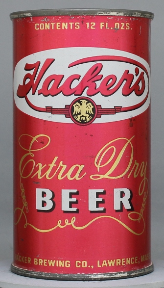 Hacker's Extra Dry Beer Flat Top Can