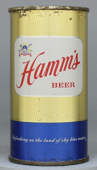 Hamm's Beer Flat Top Can