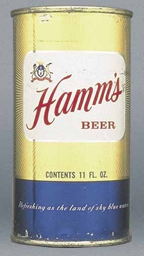 Hamm's Beer Flat Top Can
