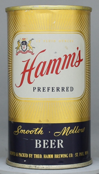 Hamm's Preferred Beer Beer Flat Top Can