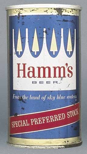 Hamm's Preferred Beer Flat Top Can