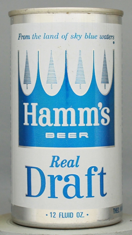 Hamm's Beer-real Draft Flat Top Can