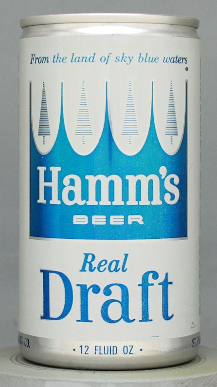 Hamm's Real Draft Flat Top Can