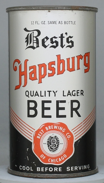 Hapsburg Brand Premium (best's) Beer Flat Top Can