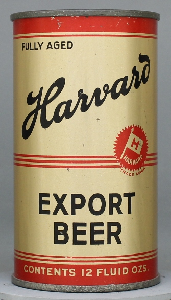 Harvard Export Beer Flat Top Can