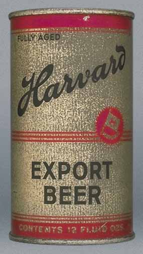 Harvard Export Beer Flat Top Can