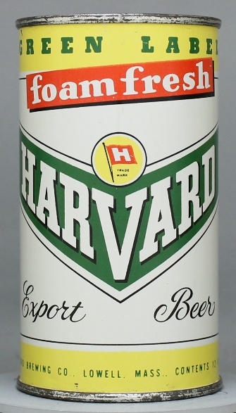 Harvard Export Beer Flat Top Can