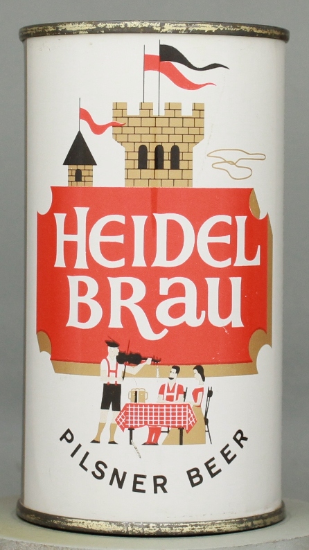 Heidel Brau Pilsner Beer Flat Top Can