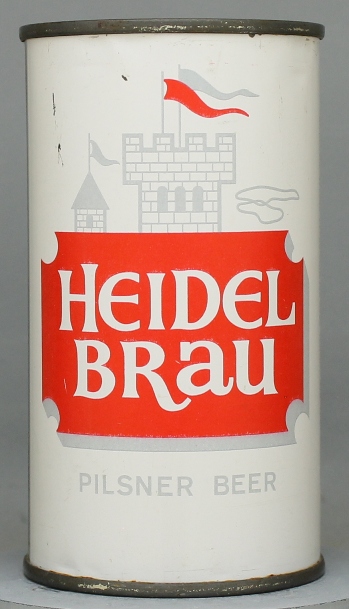 Heidel Brau Pilsner Beer Flat Top Can