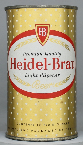 Heidel-brau Premium Quality Light Beer Flat Top Can