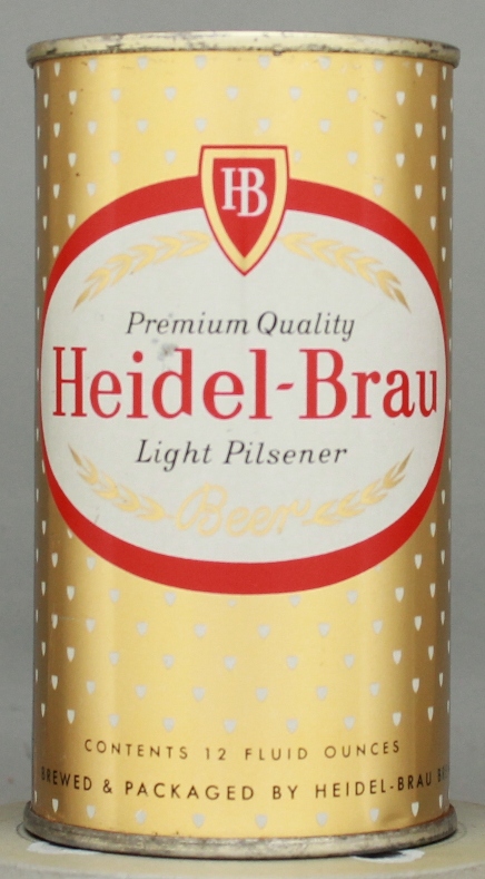 Heidel-brau Light Pilsener Beer Flat Top Can