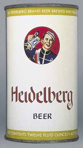 Heidelberg Beer Flat Top Can