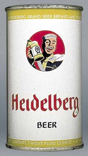 Heidelberg Beer Flat Top Can