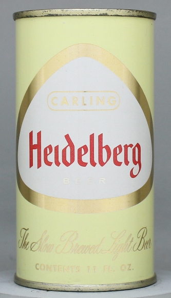 Heidelberg (carling's) Beer Flat Top Can